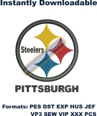 pittsburgh steelers embroidery design